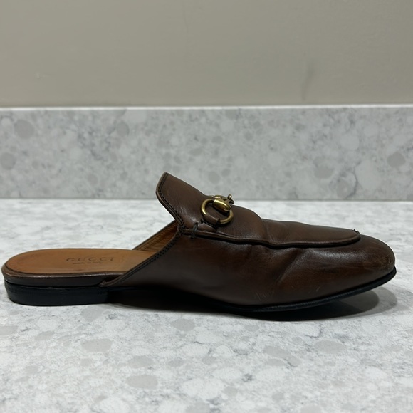 Gucci Princetown Mules/Slippers. Brown. - Picture 6 of 8